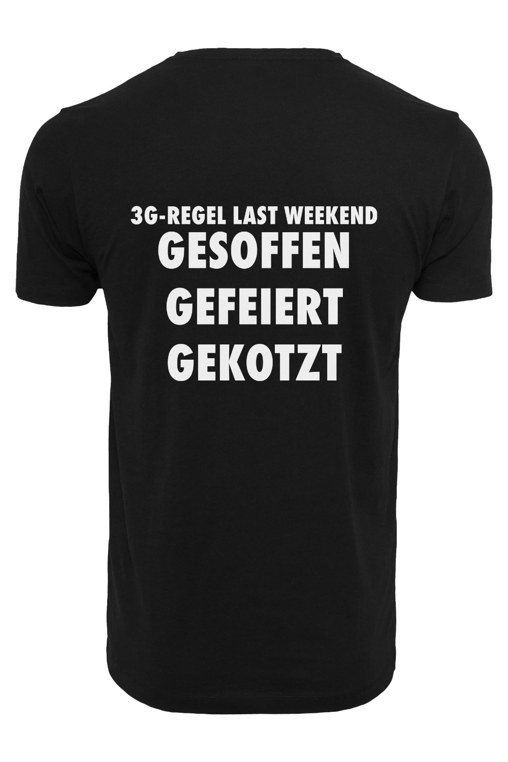 3G Shirt - Back Print schwarz